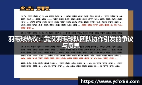 羽毛球热议：武汉羽毛球队团队协作引发的争议与反思