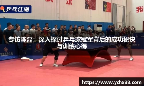 专访陈磊：深入探讨乒乓球冠军背后的成功秘诀与训练心得