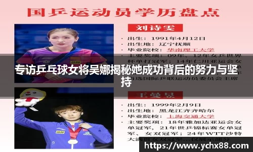 专访乒乓球女将吴娜揭秘她成功背后的努力与坚持