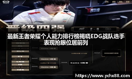 最新王者荣耀个人能力排行榜揭晓EDG战队选手表现抢眼位居前列